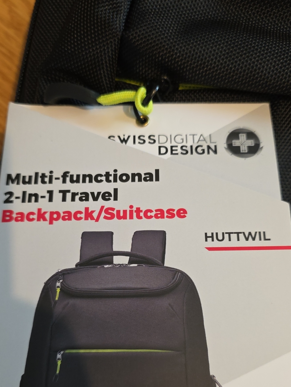 SwissGear Black Travel Backpack - Picture 3 of 14